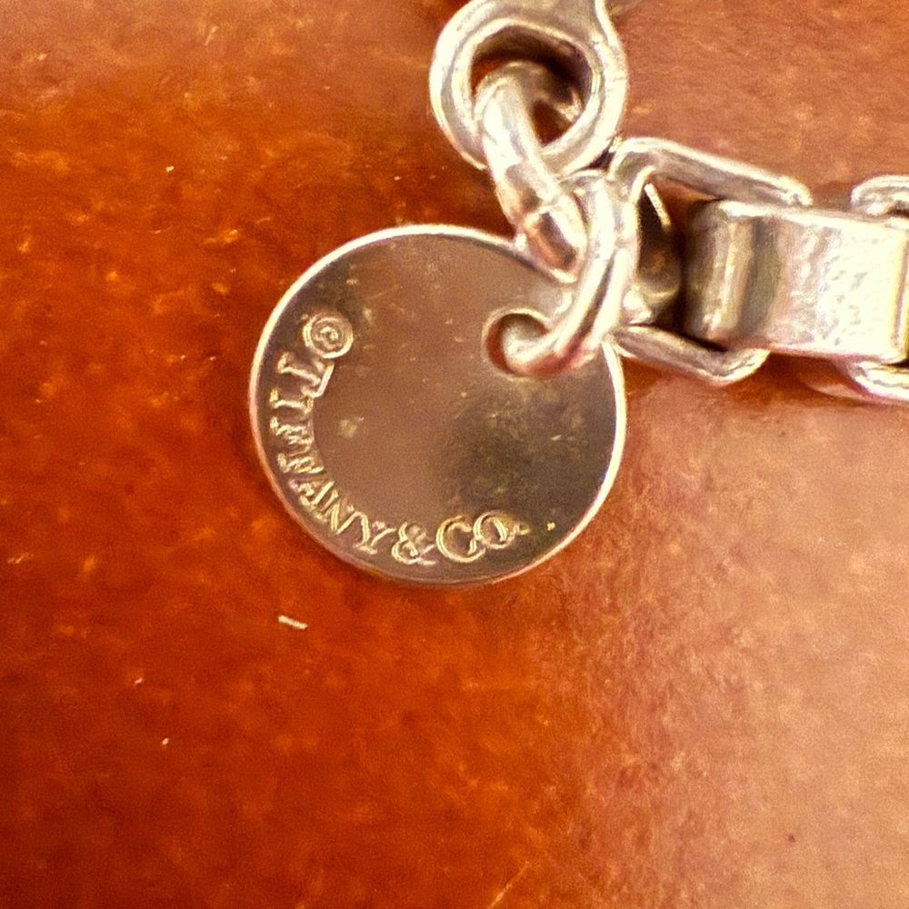 Authentic Tiffany & Co. Sterling Silver Bracelet purchased from Tiffany.com 8” - Picture 3 of 5